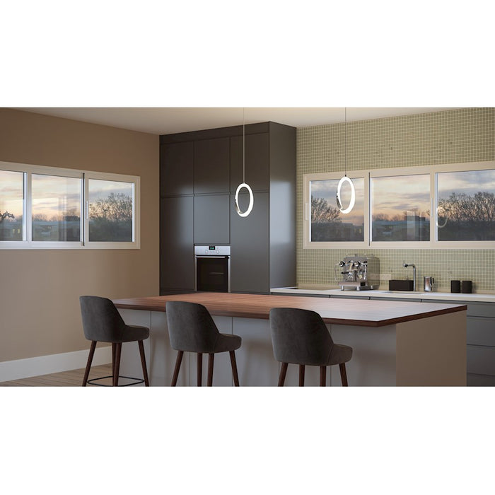 Quoizel Senna LED Mini Pendant, Polished Chrome