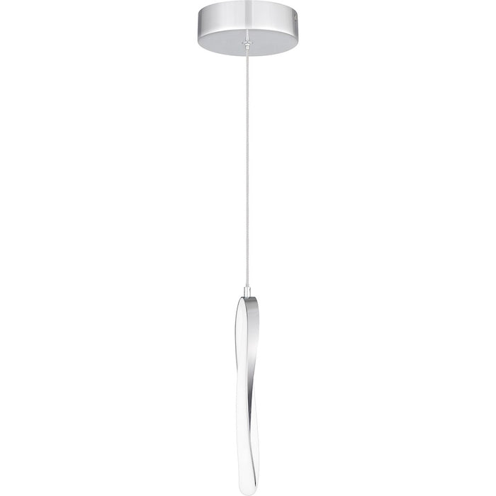 Quoizel Senna LED Mini Pendant, Polished Chrome