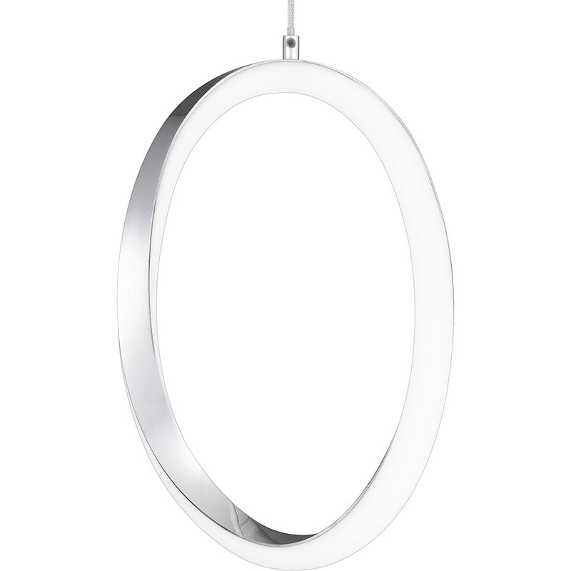 Quoizel Senna LED Mini Pendant, Polished Chrome