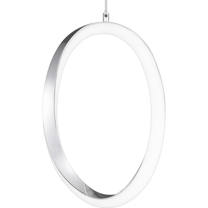 Quoizel Senna LED Mini Pendant, Polished Chrome