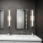 Quoizel 25" Platinum Salon Bath Light, Polished Chrome