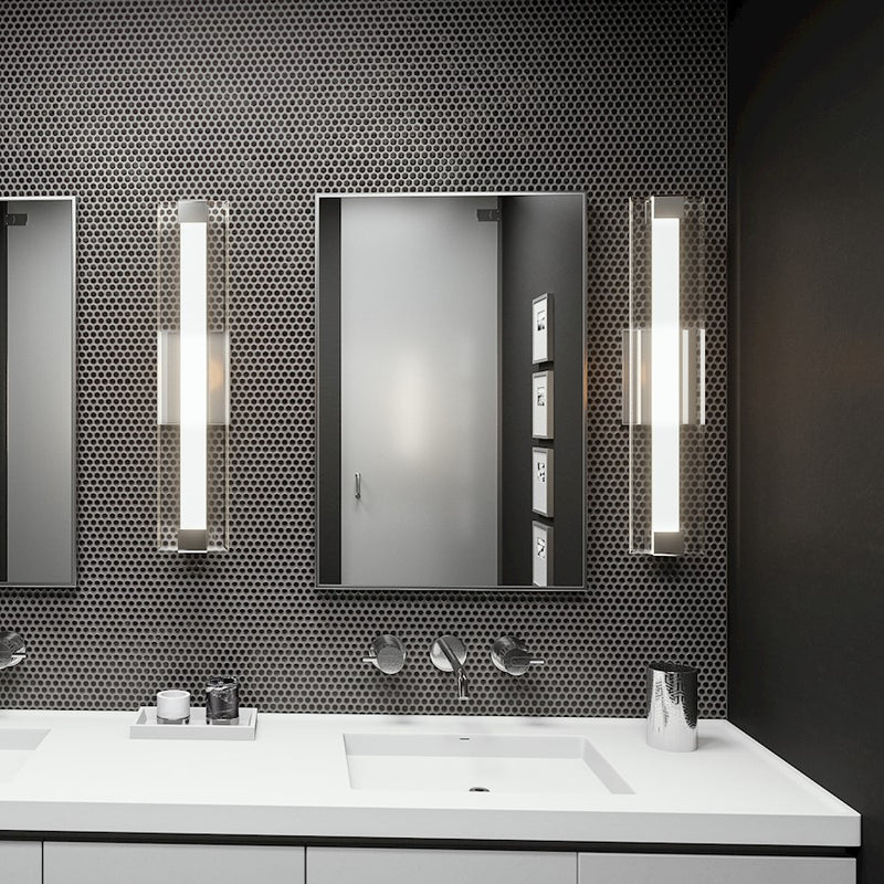 Quoizel 25" Platinum Salon Bath Light, Polished Chrome