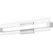 Quoizel 25" Platinum Salon Bath Light, Polished Chrome