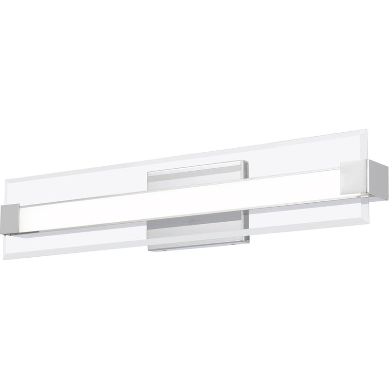 Quoizel 25" Platinum Salon Bath Light, Polished Chrome