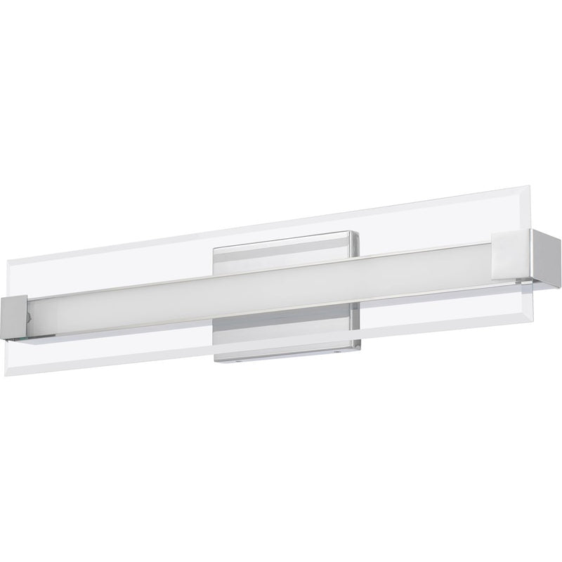 Quoizel 25" Platinum Salon Bath Light, Polished Chrome