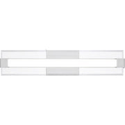 Quoizel 25" Platinum Salon Bath Light, Polished Chrome