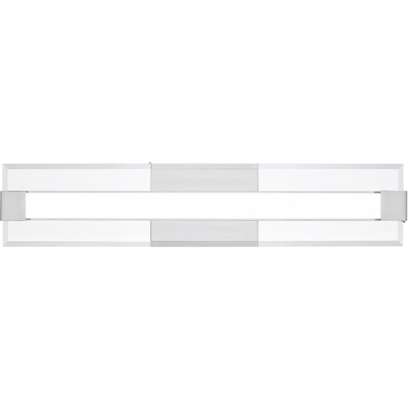 Quoizel 25" Platinum Salon Bath Light, Polished Chrome