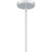 Quoizel Spruce 1 Light Pendant, Polished Chrome/Clear/Embedded