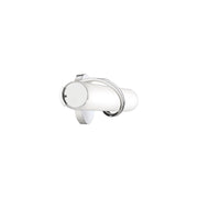 Quoizel Serenade 25in LED Vanity Light | Contemporary Polished Chrome and White Etched Glass | Bathroom Vanity | 25.25 x 4 x 4.75 in | Model PCSQ8525C