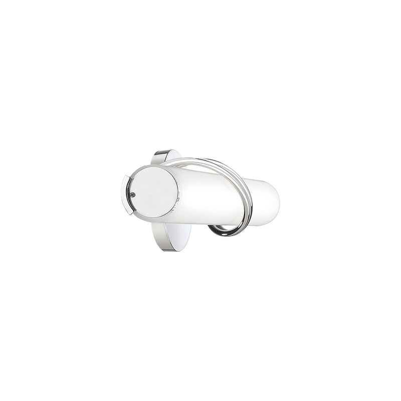 Quoizel Serenade 25in LED Vanity Light | Contemporary Polished Chrome and White Etched Glass | Bathroom Vanity | 25.25 x 4 x 4.75 in | Model PCSQ8525C