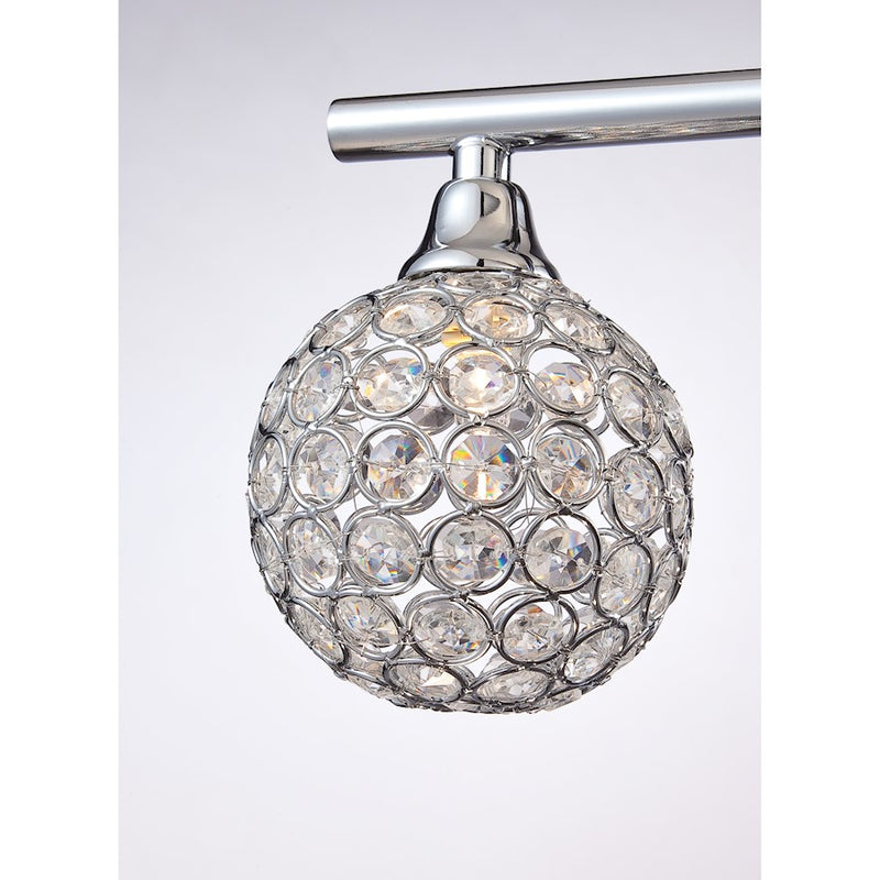 Quoizel Platinum Shimmer 3 Light Vanity Light in Polished Chrome