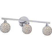 Quoizel Platinum Shimmer 3 Light Vanity Light in Polished Chrome
