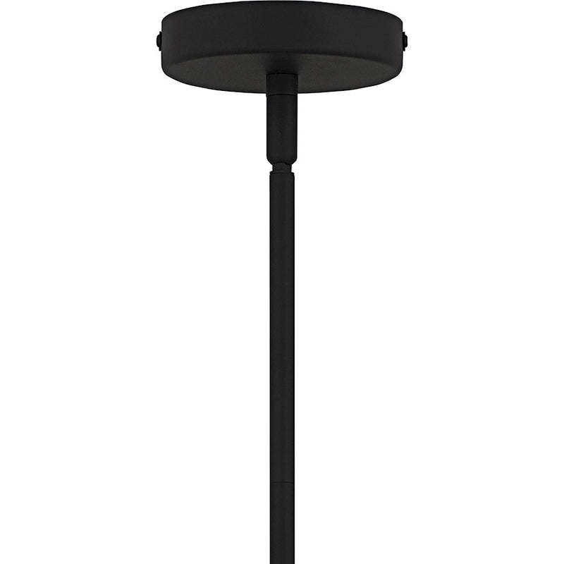Quoizel Salvador 9Lt Chandelier, Earth Black/Clear Textured