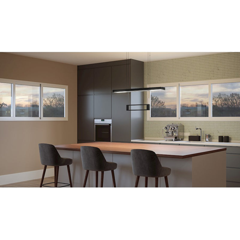 Quoizel Sylvanus LED Island Light, Matte Black