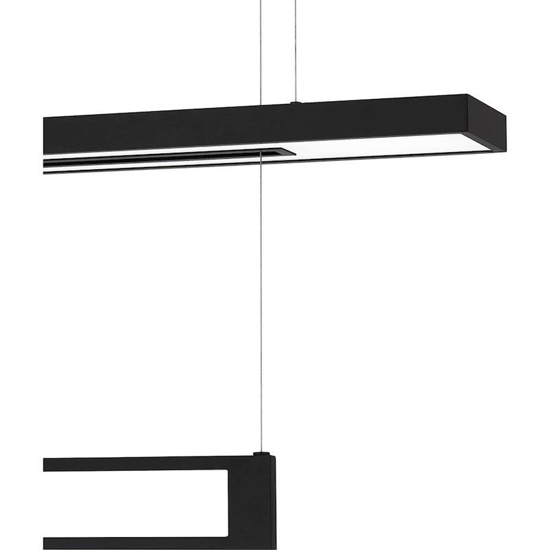Quoizel Sylvanus LED Island Light, Matte Black