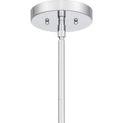 Quoizel Tayshia 18in 3-Light Pendant | Glam Polished Chrome and Clear Glass | Kitchen Island & Dining Room | 18 x 18 x 8.75 in | Model PCTAY2818C