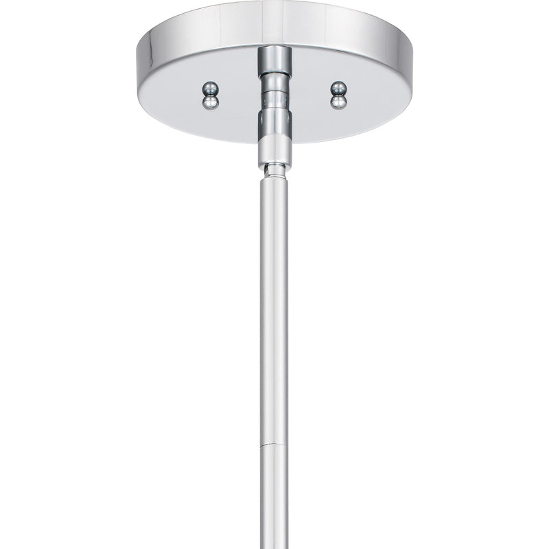 Quoizel Tayshia 18in 3-Light Pendant | Glam Polished Chrome and Clear Glass | Kitchen Island & Dining Room | 18 x 18 x 8.75 in | Model PCTAY2818C