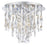 Quoizel Twinkle 6 Light Flush Mount, Polished Chrome/Clear Glass