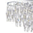 Quoizel Twinkle 6 Light Pendant, Polished Chrome/Clear Glass