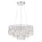 Quoizel Twinkle 6 Light Pendant, Polished Chrome/Clear Glass