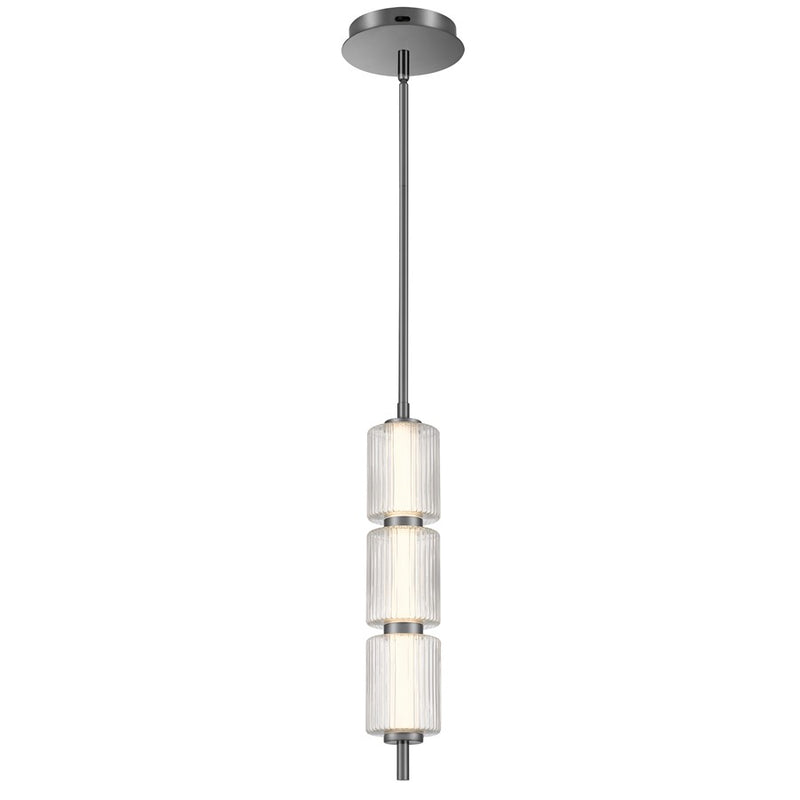 Quoizel Turner Integrated LED Mini Pendant, Black Chrome - PCTUR1504BCH