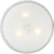 Quoizel Platinum Collection Verity Semi-Flush Mount, 3 Light, Polished Chrome