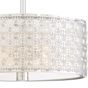 Quoizel Platinum Collection Verity Semi-Flush Mount, 3 Light, Polished Chrome