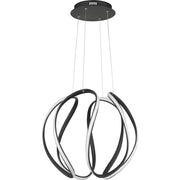 Quoizel Waving Pendant, Earth Black