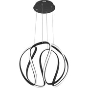 Quoizel Waving Pendant, Earth Black