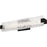 Quoizel Winter Bath Light, Matte Black/Clear Textured