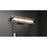 Quoizel Winter Bath Light, Matte Black/Clear Textured
