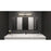 Quoizel Winter Bath Light, Matte Black/Clear Textured