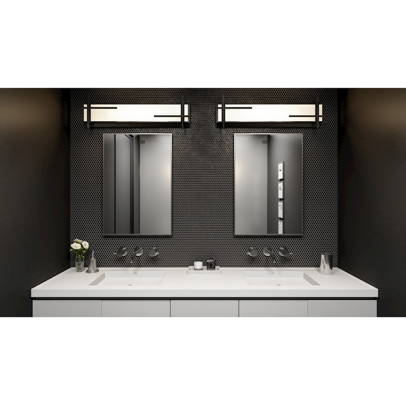 Quoizel Wylie 29" Bath Vanity, Earth Black