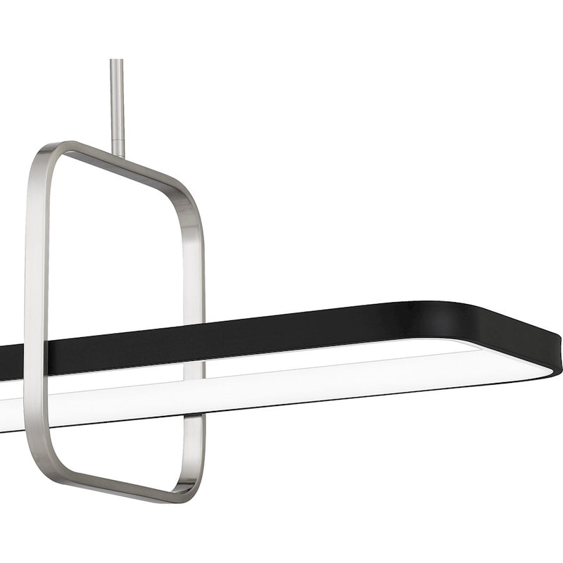 Quoizel Zimmers LED Island Light, Brushed Nickel
