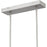 Quoizel Zimmers LED Island Light, Brushed Nickel