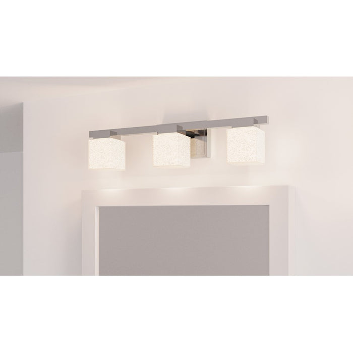 Quoizel Zola Bath Light, Polished Chrome/Bubble