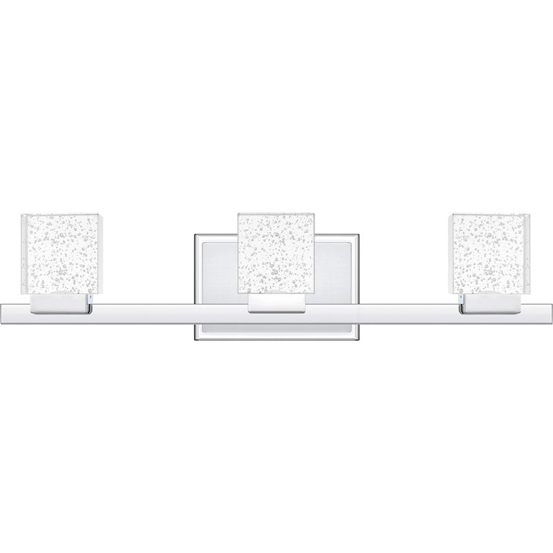 Quoizel Zola Bath Light, Polished Chrome/Bubble