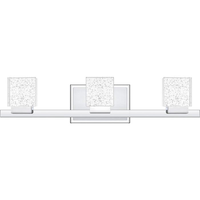 Quoizel Zola Bath Light, Polished Chrome/Bubble