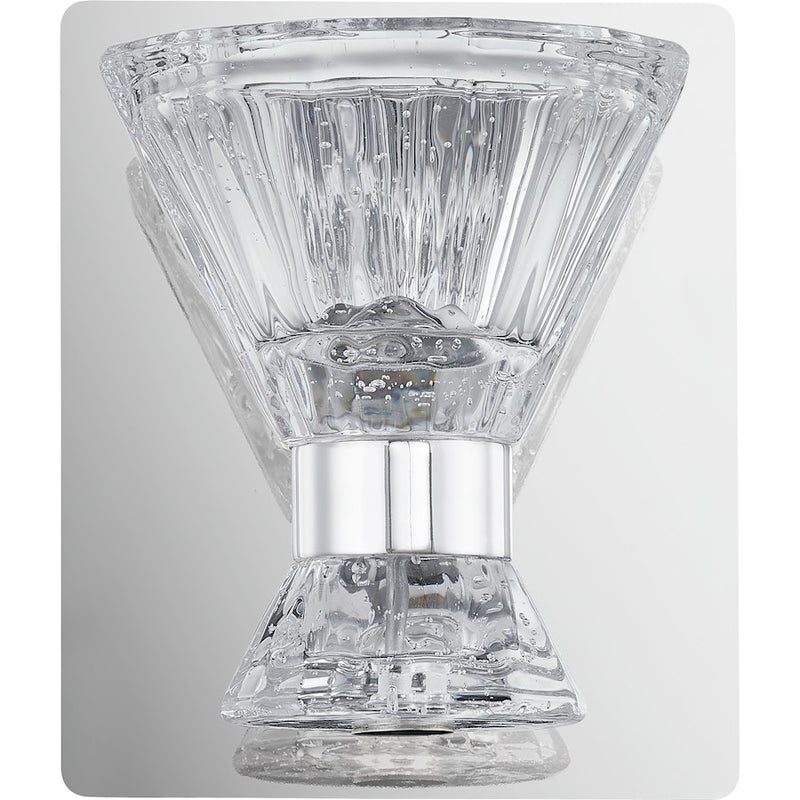 Quoizel Zuri Wall Sconce, Polished Chrome