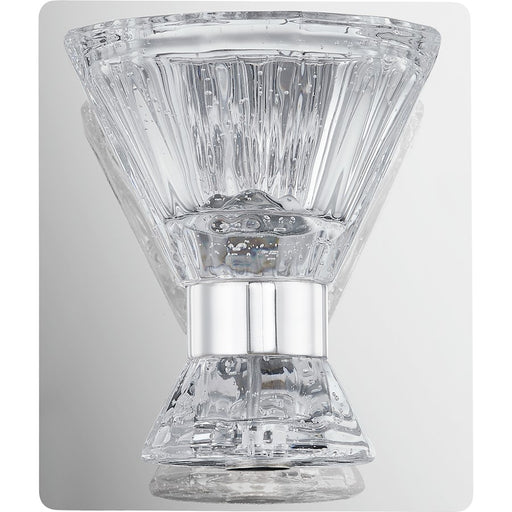 Quoizel Zuri Wall Sconce, Polished Chrome