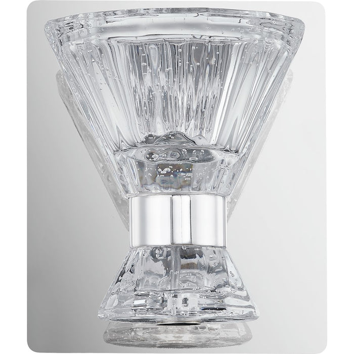 Quoizel Zuri Wall Sconce, Polished Chrome