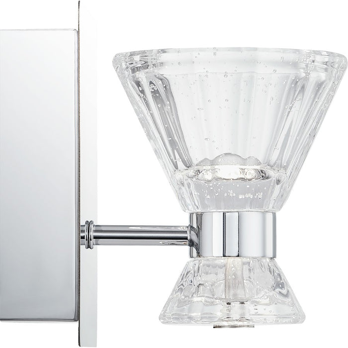 Quoizel Zuri Wall Sconce, Polished Chrome