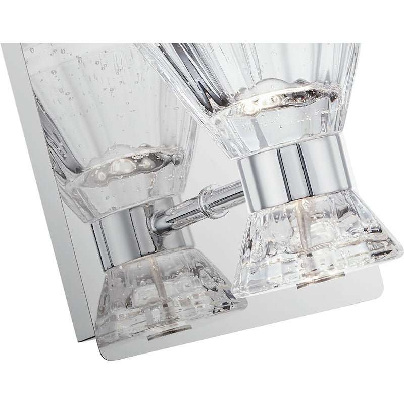 Quoizel Zuri Wall Sconce, Polished Chrome