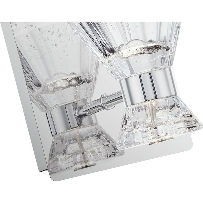 Quoizel Zuri Wall Sconce, Polished Chrome