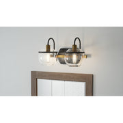 Quoizel Phoenix 2 Light Bath Vanity, Western Bronze