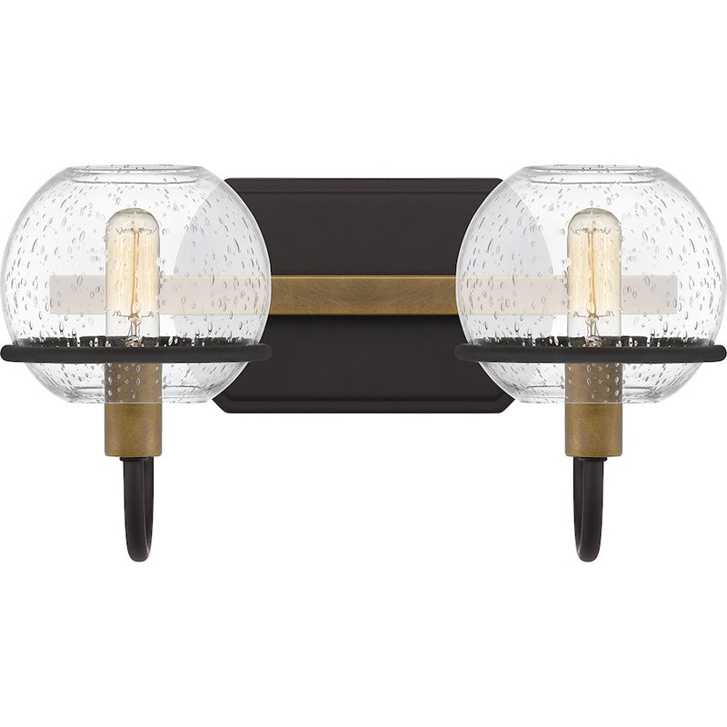 Quoizel Phoenix 2 Light Bath Vanity, Western Bronze
