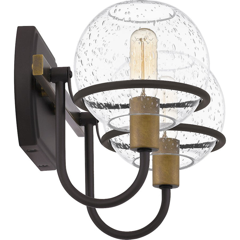Quoizel Phoenix 2 Light Bath Vanity, Western Bronze