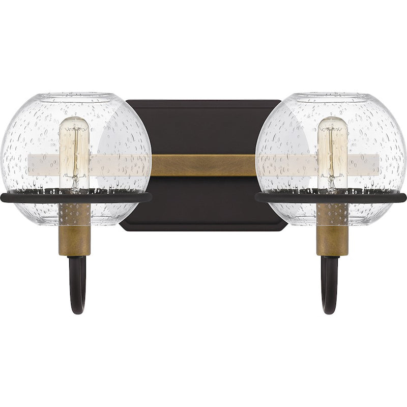 Quoizel Phoenix 2 Light Bath Vanity, Western Bronze