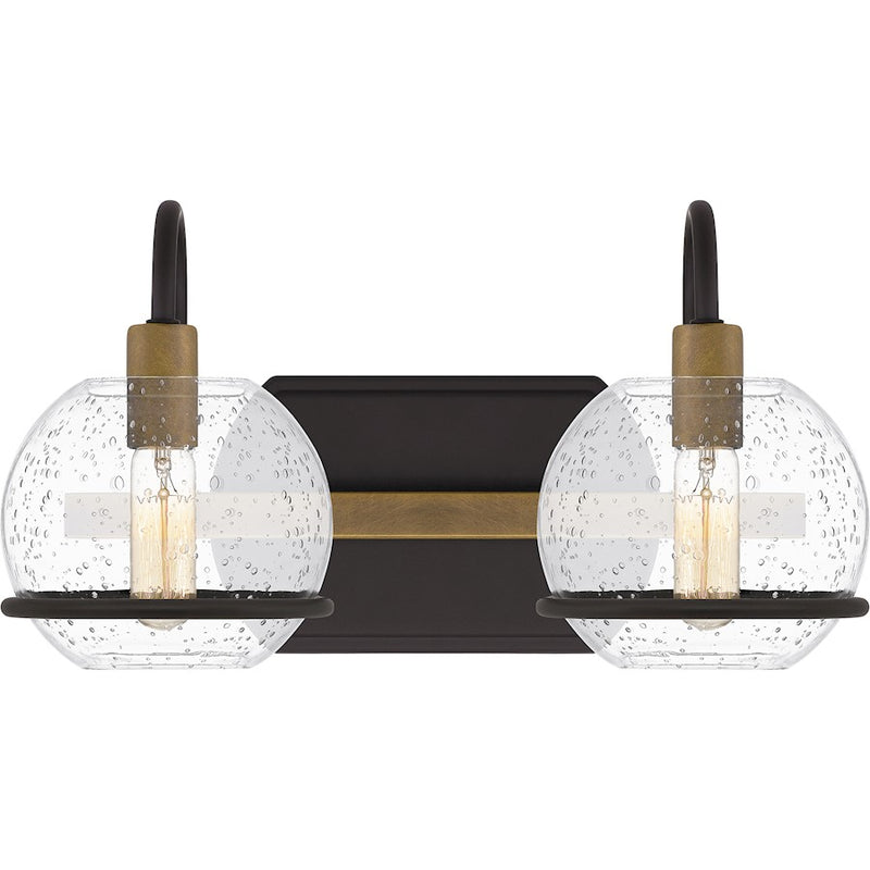 Quoizel Phoenix 2 Light Bath Vanity, Western Bronze