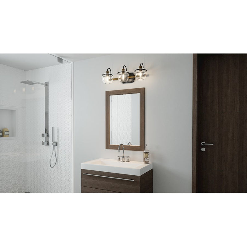 Quoizel Phoenix 3 Light Bath Vanity, Western Bronze